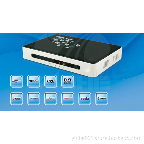 Yh-HD DVB-S2 Combo IPTV Smart TV Box with Android OS